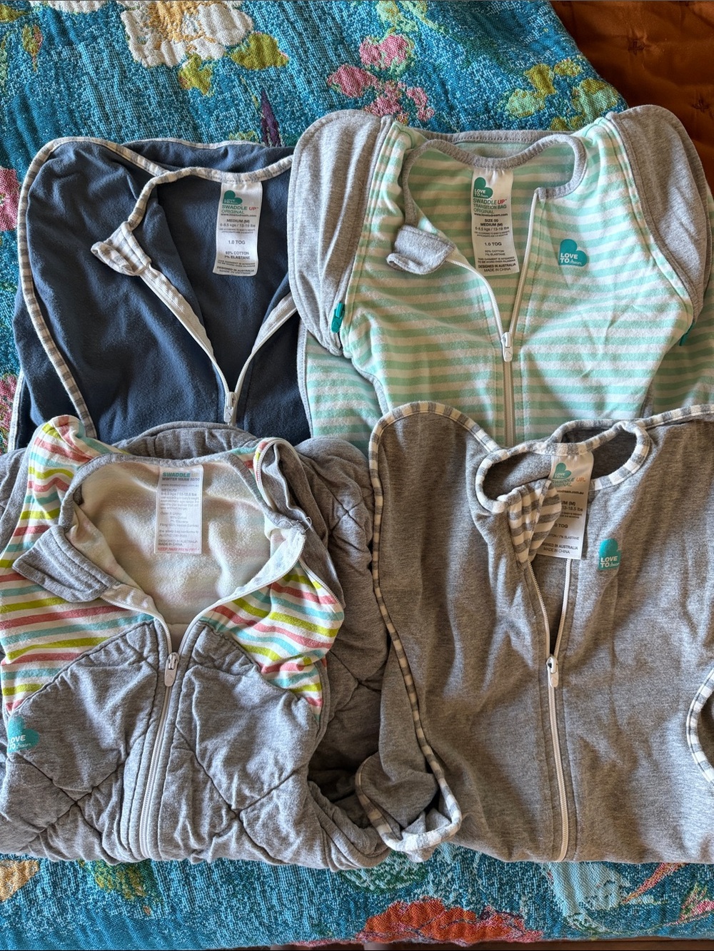 Lot of 4 Love to Dream Baby Sleep Swaddles